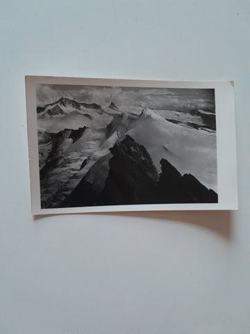 AK Blick vom Gipfel der Dreiherrenspitze gegen Großvenediger links und Großglockner rechte Ecke.