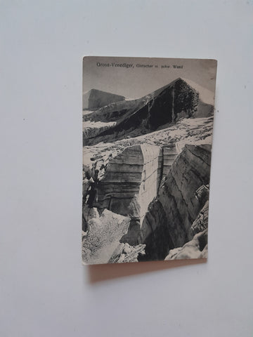 AK Gross Venediger, Gletscher m. schw. Wand.