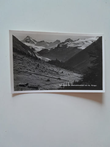 AK Berndlalm im Obersulzbachtal mit Gr. Geiger.