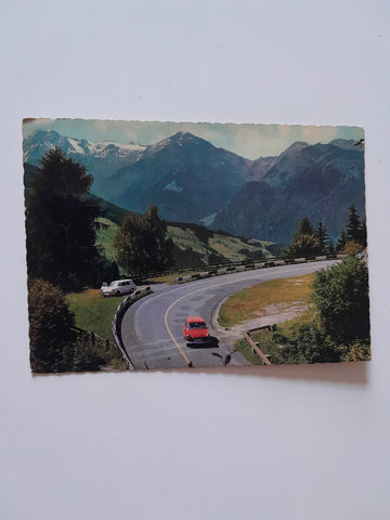 AK Paß - Thurn - Straße Tirol-Salzburg gegen Hohe Tauern.