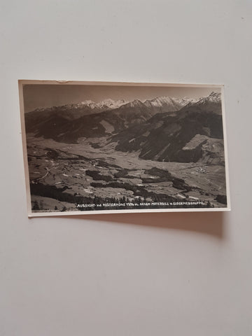 AK Aussicht v.d. Resterhöhe ggegn Mittersill u. Glocknergruppe.