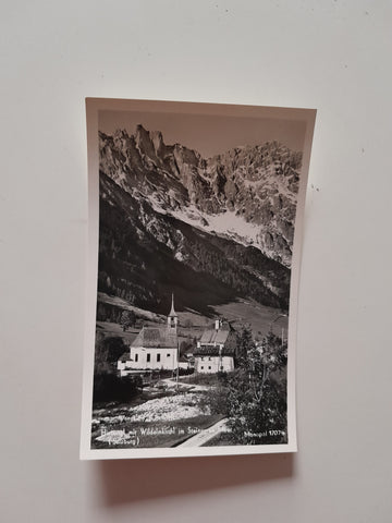 AK Hintertal mit Wildalmkirchl.