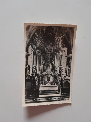 AK Maria Alm. Hochaltar in der Pfarrkirche.