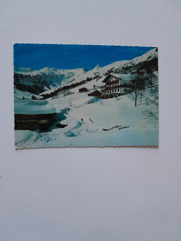 AK Hinterglemm. Gasthof und Jugenderholungsheim Mitterlengau.