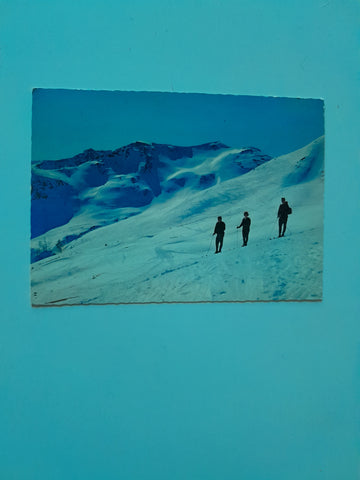AK Hinterglemm. Skiabfahrt vom Zwölferkogel.