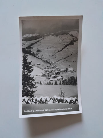 AK Saalbach gegen Maisereck und Spielberghorn.
