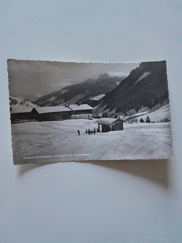 AK Saalbach-Hinterglemm. Kollinghof u. Lift mit Schattberg.