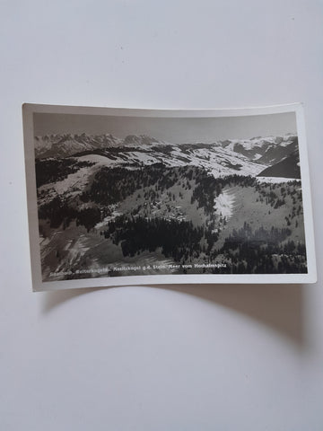 AK Saalbach Reiterkogel u. Assitzkogel g.d. Stein. Meer vom Hochalmspitz. (1935)