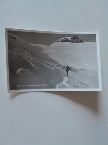 AK Saalbach, Schusterkogel - Gipfel.