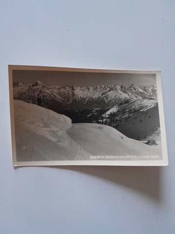 AK Saalbach, Schönleiten-Hütte g.d. Stein. Meer.