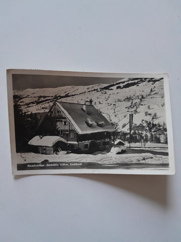 AK Saalbach. Akademiker Skihütte. (1931-32)