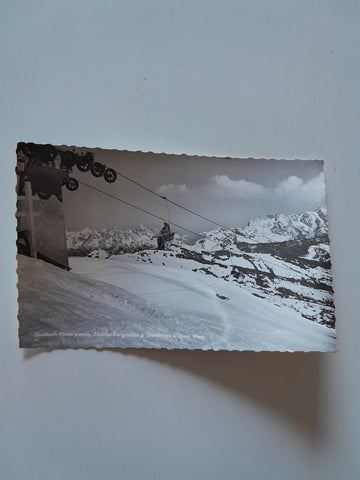 AK Saalbach Hinterglemm Zwölfer Bergstation g. Steinberge u. Stein. Meer.