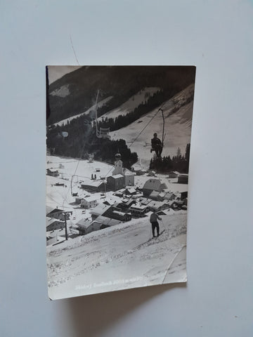 AK Saalbach mit Bärenkogellift.