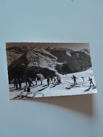 AK Saalbach. Schattberg Limberglift mit den Hohen Tauern.