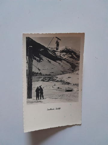 AK Saalbach. Skilift.