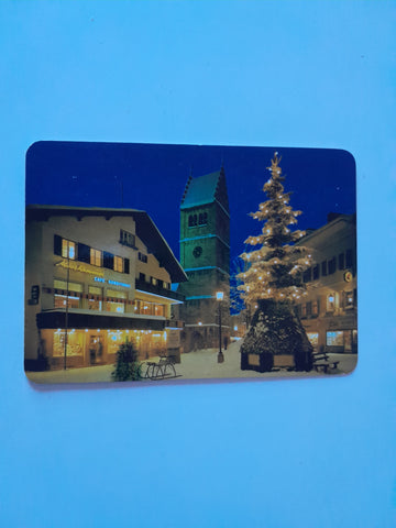 AK Zell am See. Stadtplatz mit Pfarrkirche.