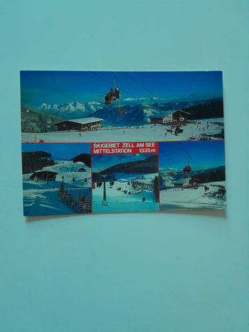 AK Skigebiet Zell am See Mittelstation.