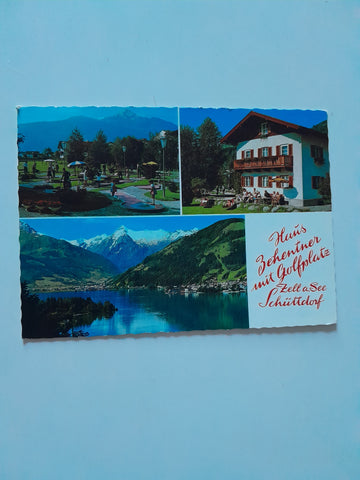 AK Zell am See. Schüttdorf 448. Haus Zehentner.