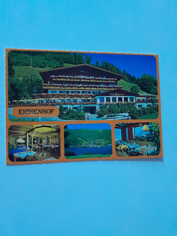 AK Zell am See. Cafe Restaurant Eichenhof. K. Oberrater.