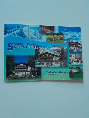 AK Zell am See. Gasthof Schmittental. Manfred & Mary Weißenbacher.