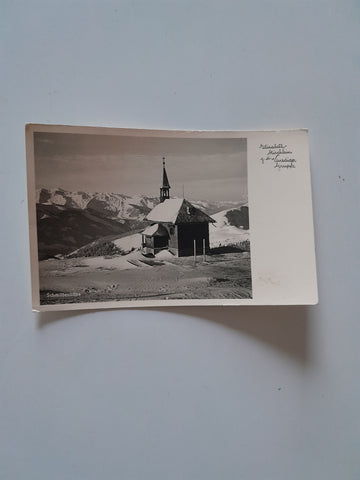 AK Schmittenhöhe. Elisabethkirchlein g.d. Venedigergruppe.