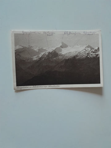 AK Großglockner u. Kitzsteinhorn v.d. Schmittenhöhe.