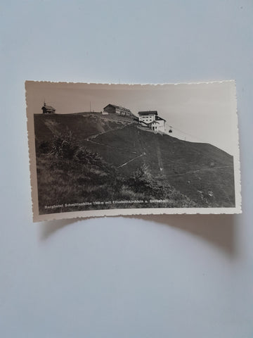 AK Berghotel Schmittenhöhe mit Elisabethkirchlein u. Seilbahn.