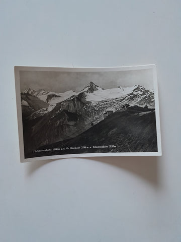 AK Schmittenhöhe g.d. Gr. Glockner u. Kitzsteinhorn. (1936)