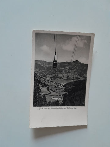 AK Blick von der Schmittenhöhe auf Zell am See.