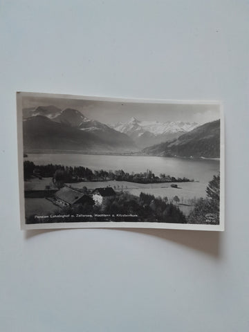 AK Pension Lohninghof m. zellersee, Hochtenn u. Kitzsteinhorn. (1930-31)