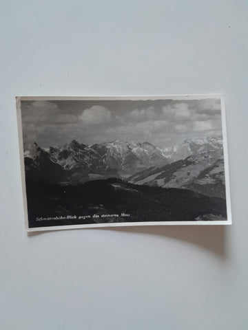 AK Schmittenhöhe. Blick gegen das steinerne Meer.