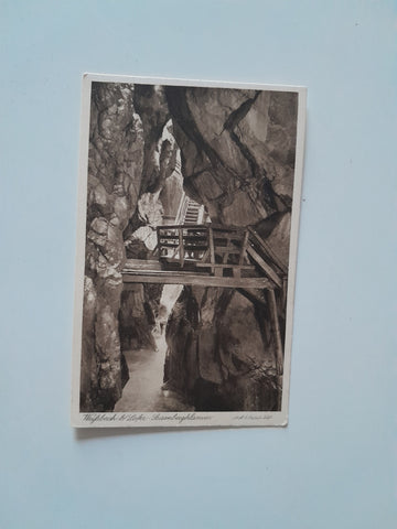 AK Weissbach bei Lofer Seisenbergklamm.
