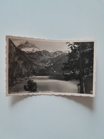 AK Grünsee mit Todtenköpfe u. Eiskögele. (1938)