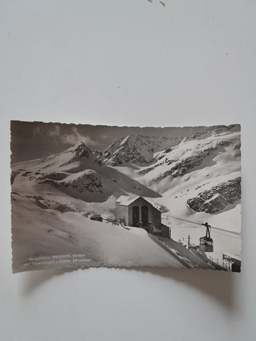 AK Bergstation Weissee mit Tauernkogel u Kalser Bärenkopf.