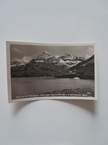 AK Weiss-See mit Rudolfshütte gegen Kaprunertörl u. Kitzsteinhorn.