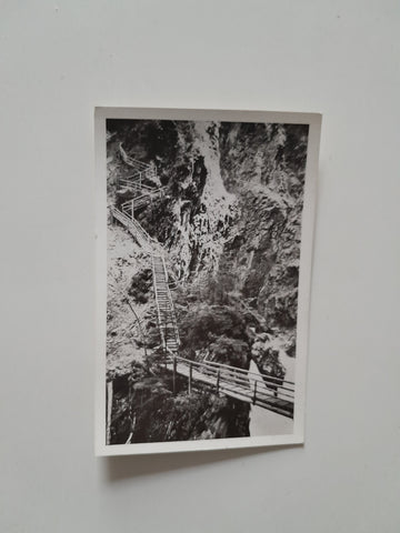 AK Restauration Kitzlochklamm Martin Seidl Bahnstation Rauris-Kitzlochklamm. Hohe Stiege.