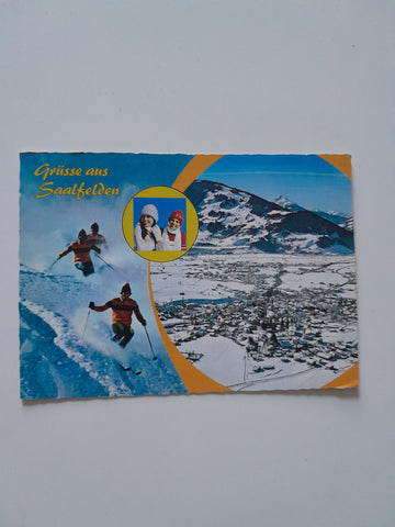 AK Grüße aus Saalfelden.