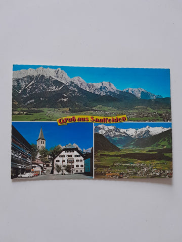 AK Gruß aus Saalfelden.