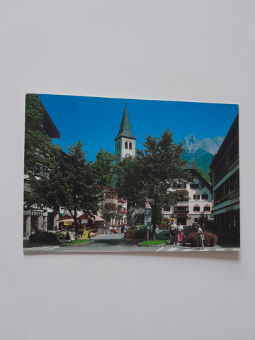 AK Saalfelden. Fußgängerzone Rathausplatz.
