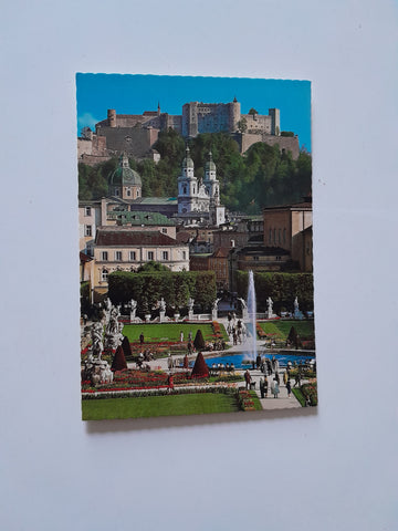 AK Salzburg. Mirabellgarten.