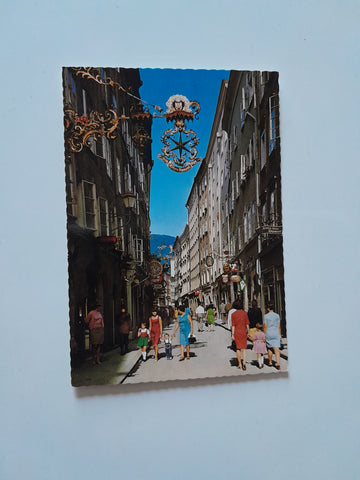 AK Salzburg. Getreidegasse.