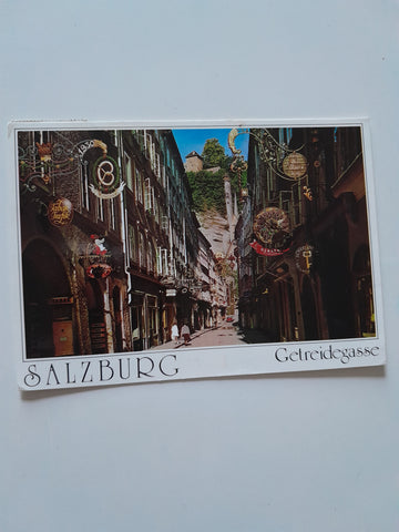 AK Salzburg. Getreidegasse.
