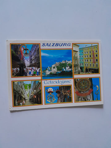 AK Salzburg. Getreidegasse.