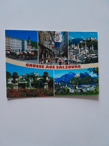 AK Grüsse aus Salzburg.