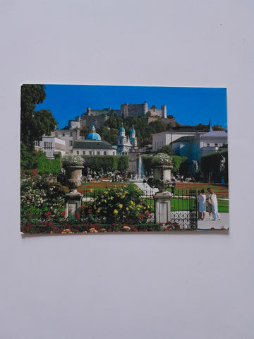 AK Salzburg. Mirabellgarten.