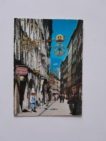 AK Salzburg. Getreidegasse.