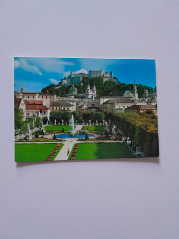 AK Salzburg. Mirabellgarten.