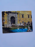 AK Salzburg. Lustschloß Hellbrunn. Wasserspiele: Sternweiher mit Gartenfassade des Schlosses und Neptungrotte.