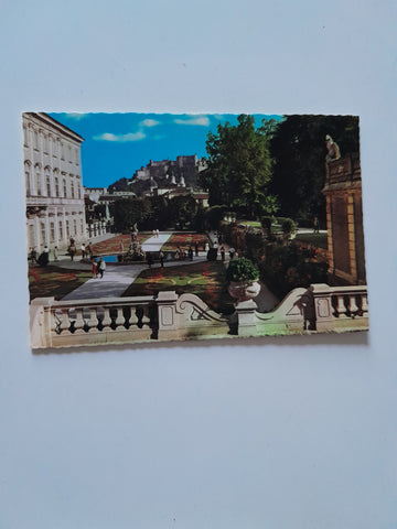 AK Salzburg. Mirabellgarten.