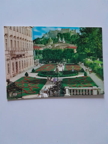AK Salzburg. Mirabellgarten.